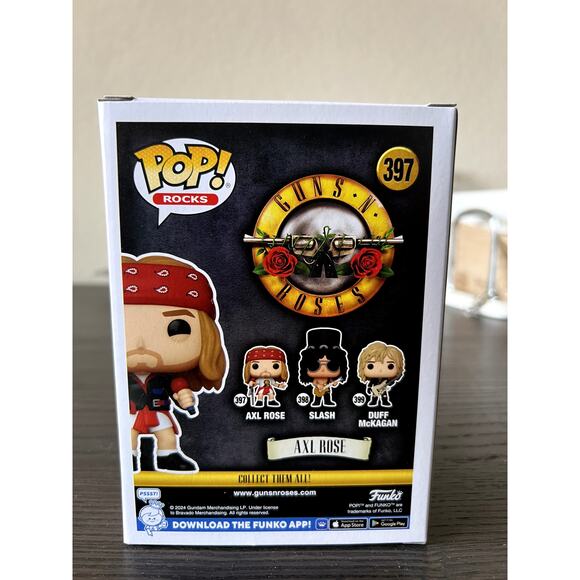 CHASE LIMITED EDITION Axl Rose Funko Pop Guns N' Roses #397 Rocks Vinyl Figure - Picture 3 of 6
